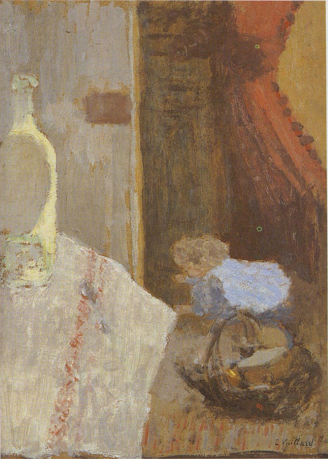 Intérieur à la tenture rouge - Édouard Vuillard - Alpha Reproduction