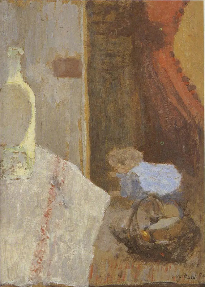 Interior with Red Tapestry - Édouard Vuillard