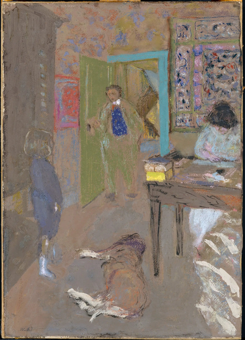 Interior at Saint-Jacut - Édouard Vuillard