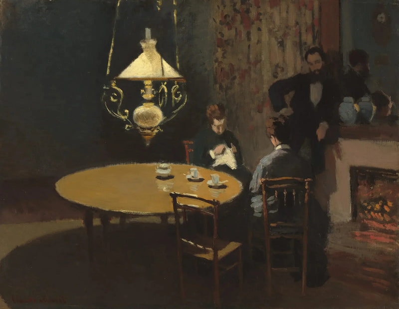 Interior, After Dinner - Claude Monet