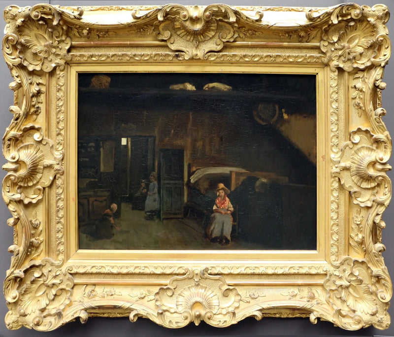 Interior at Mas Bilier, near Limoges - Jean-Baptiste Camille Corot