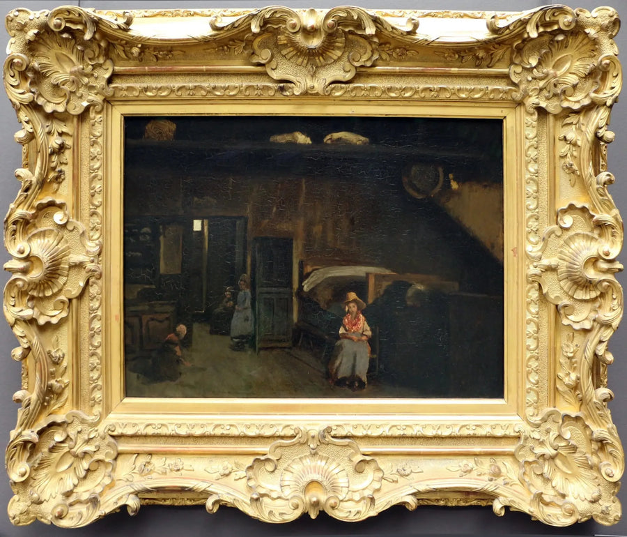 Interior at Mas Bilier, near Limoges - Jean-Baptiste Camille Corot