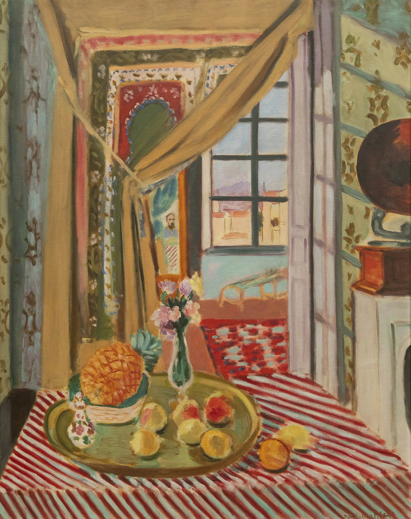 Interior with Phonograph - Henri Matisse
