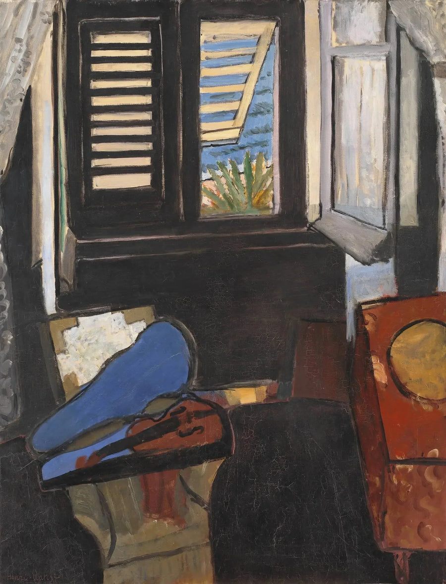 Interior with Violin - Henri Matisse