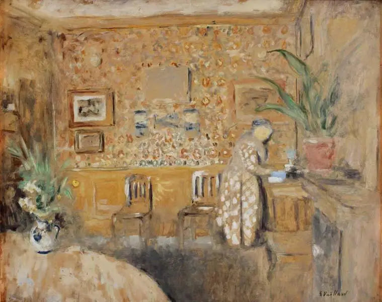 Interior with Two Chairs - Édouard Vuillard