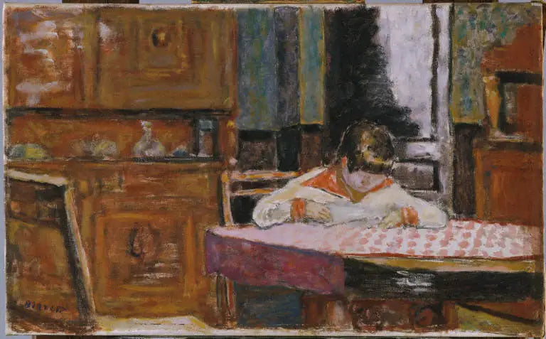 Interior with Boy - Pierre Bonnard