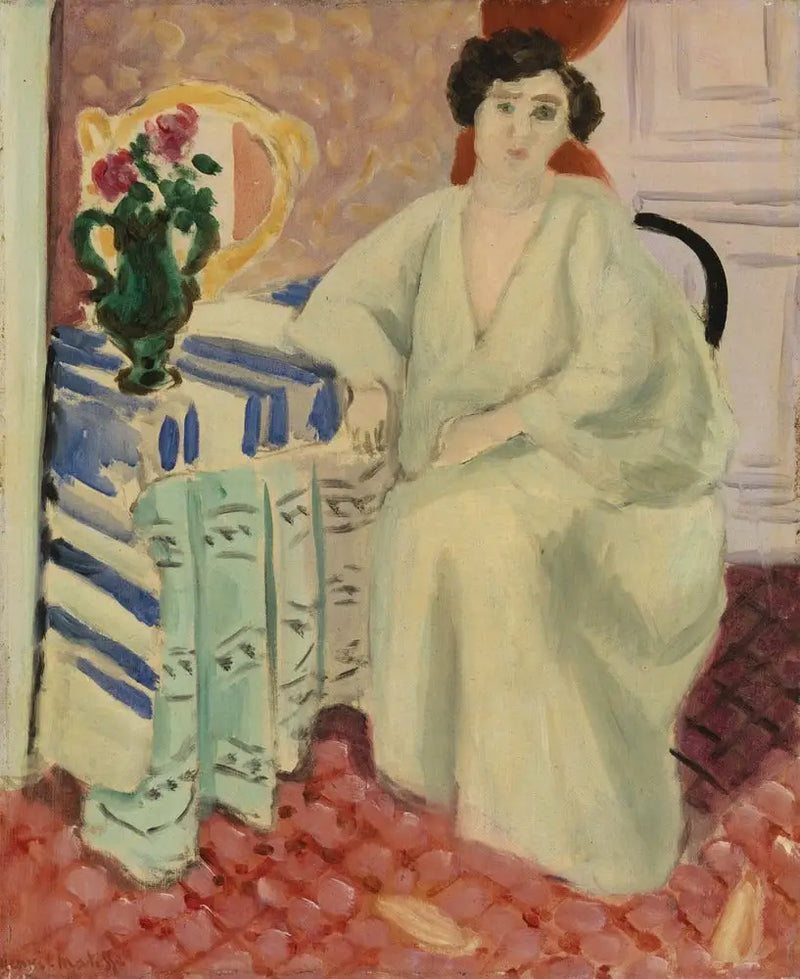 Interior with Sitting Figure - Henri Matisse