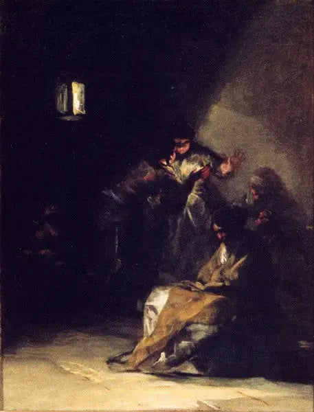 Interior of a prison - Francisco de Goya