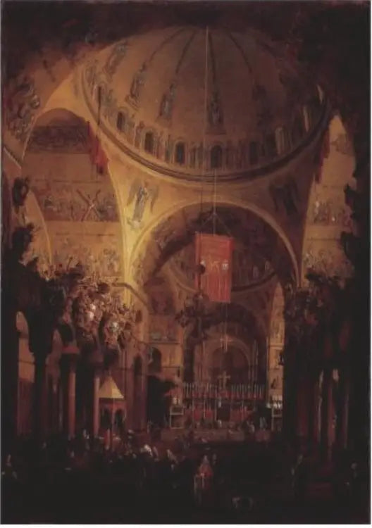 Intérieur de San Marco Venise - Canaletto - Alpha Reproduction