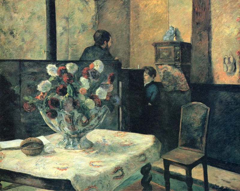 Interior of the Painter in Paris, Rue Carcel - Paul Gauguin