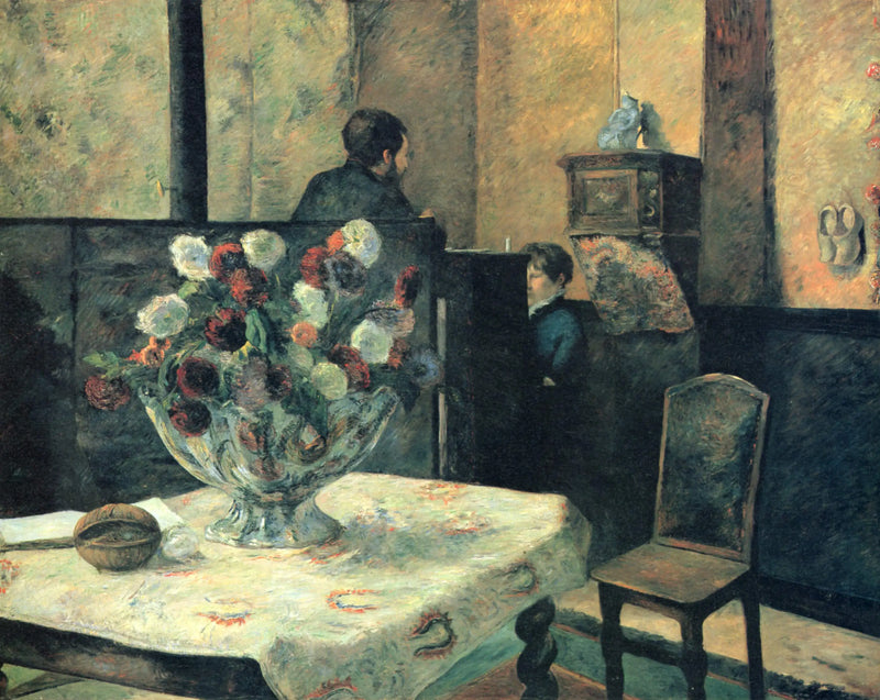 Interior of the Painter in Paris, Rue Carcel - Paul Gauguin