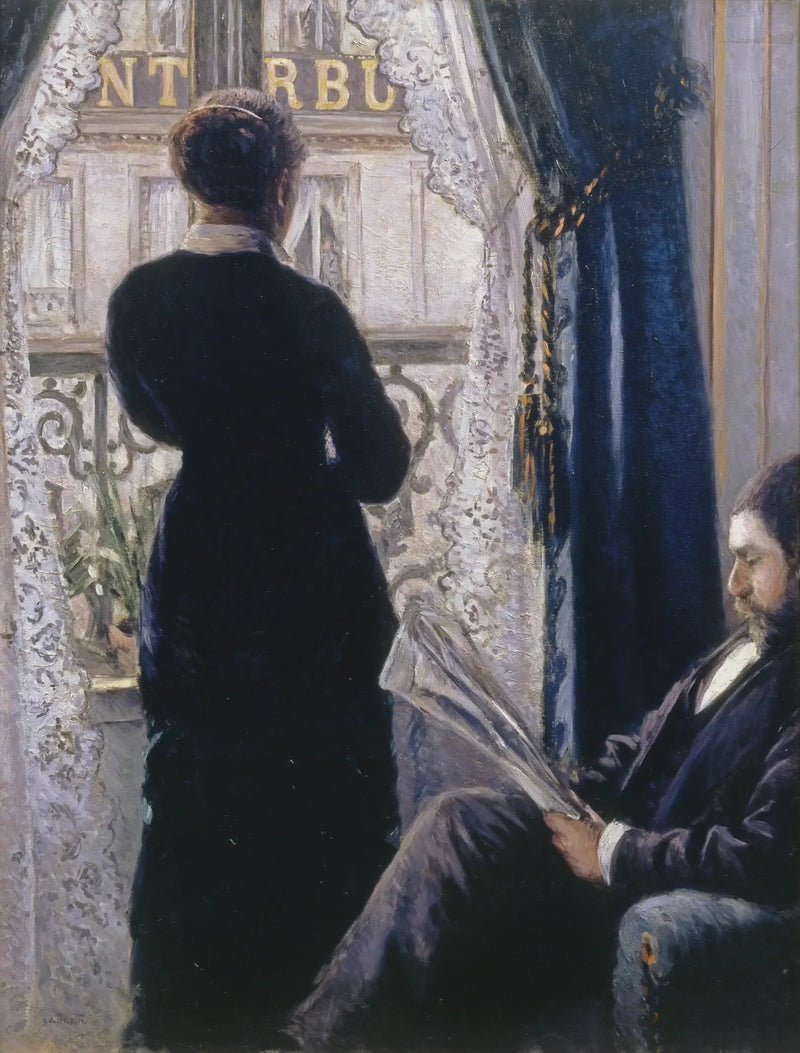 Interior, Woman at the Window - Gustave Caillebotte