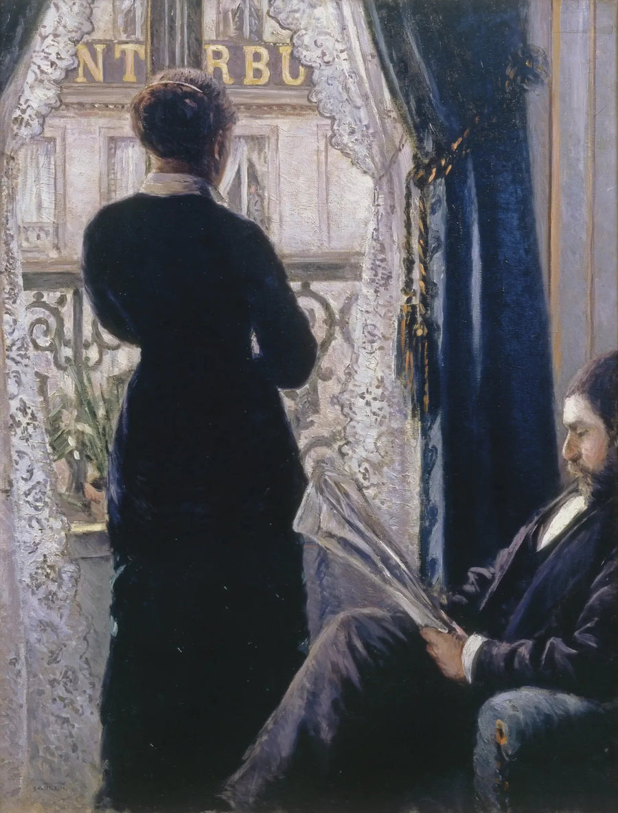 Interior, Woman at the Window - Gustave Caillebotte