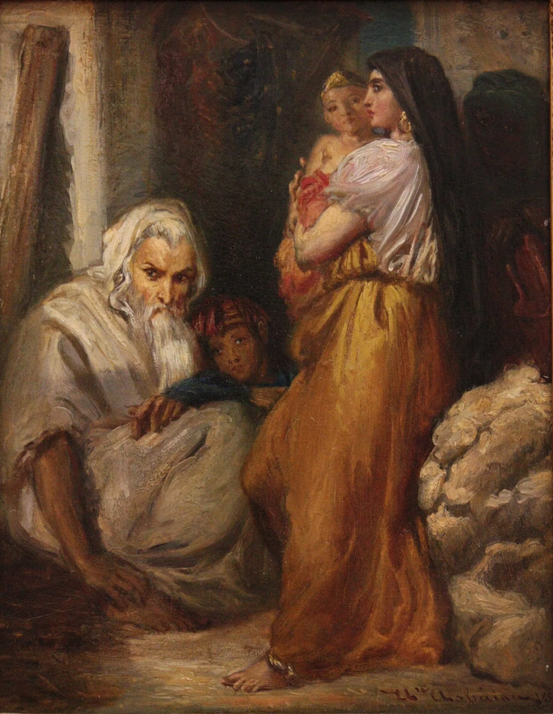 Jewish Interior in Constantine - Théodore Chassériau