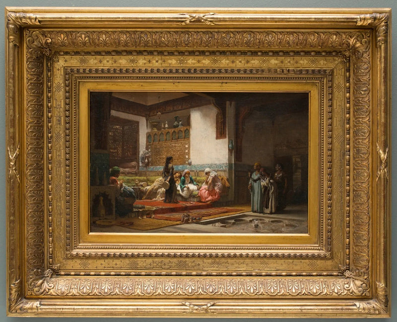 Moorish Interior - Frederick Arthur Bridgman