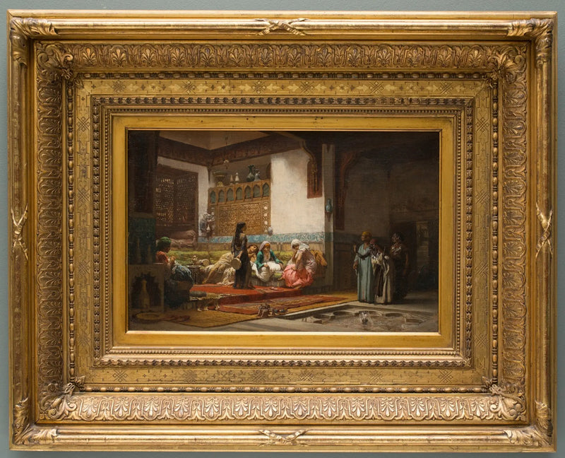 Moorish Interior - Frederick Arthur Bridgman