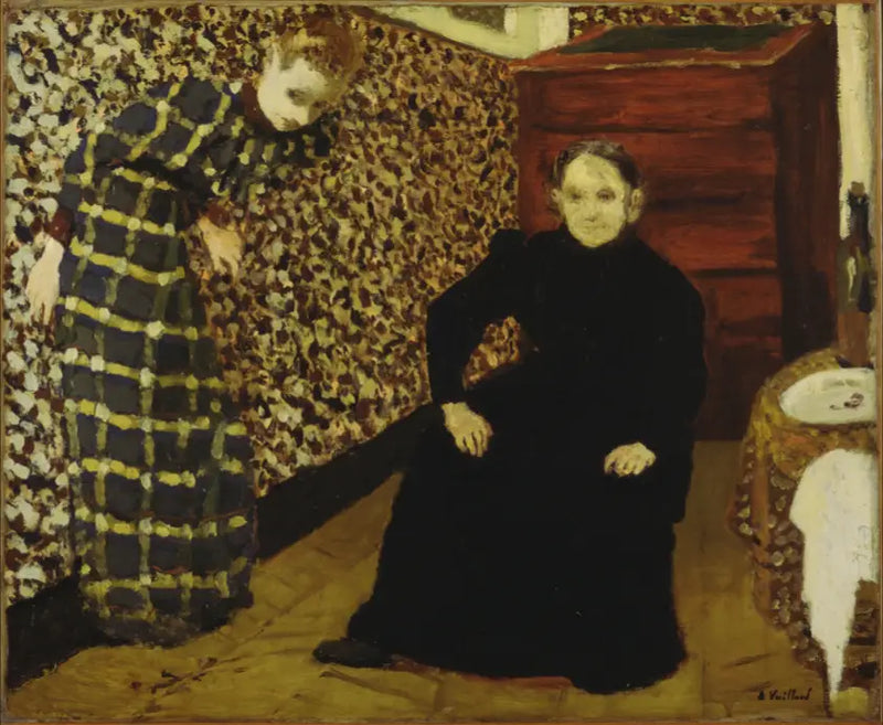 Interior Mother and Sister of the Artist - Édouard Vuillard