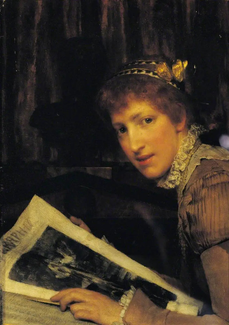 Interrompue – A Type of Female Beauty - Lawrence Alma-Tadema