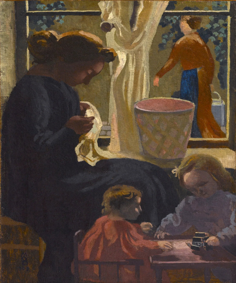 Intimité or Ravaudeuse à la fenêtre - Maurice Denis