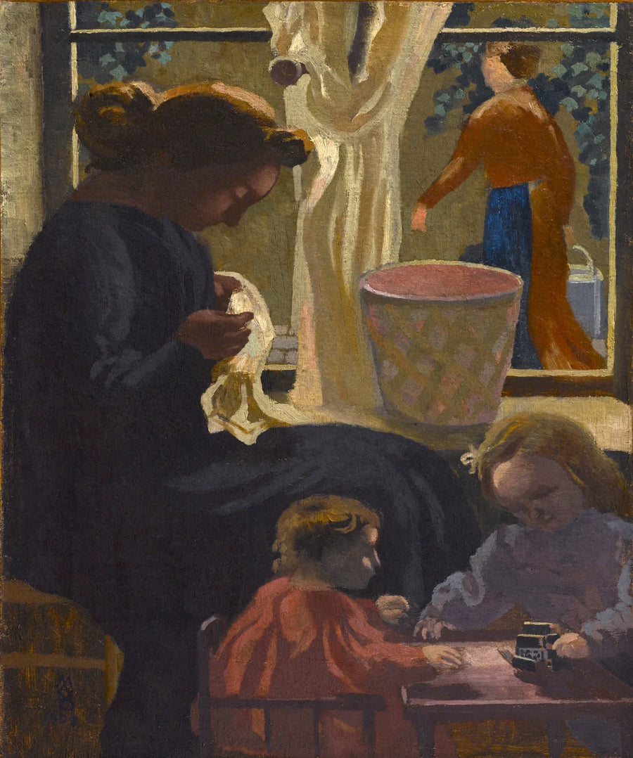 Intimité or Ravaudeuse à la fenêtre - Maurice Denis