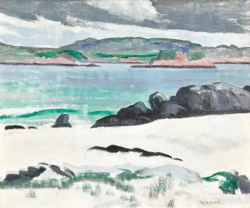 Iona, Cows Rock and the Ross of Mull - Francis Cadell