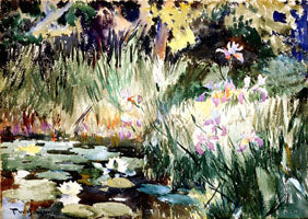 Iris and Lilies - Frank Weston Benson