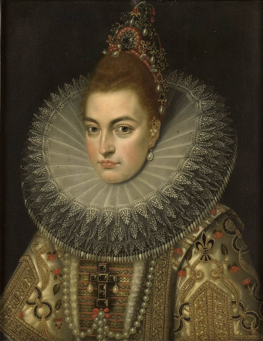 Isabelle Claire Eugénie épouse de l’archiduc Albert VII - Frans Pourbus the Younger - Alpha Reproduction