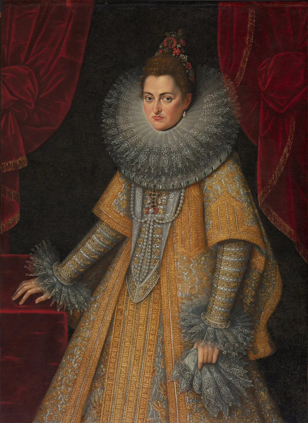 Isabelle Clara Eugénie archiduchesse d’Autriche - Frans Pourbus the Younger - Alpha Reproduction