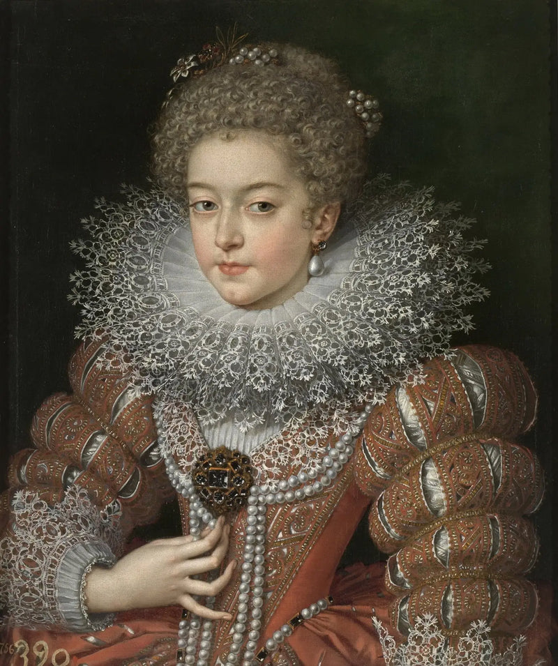 Isabelle de France, Queen of Spain - Frans Pourbus the Younger