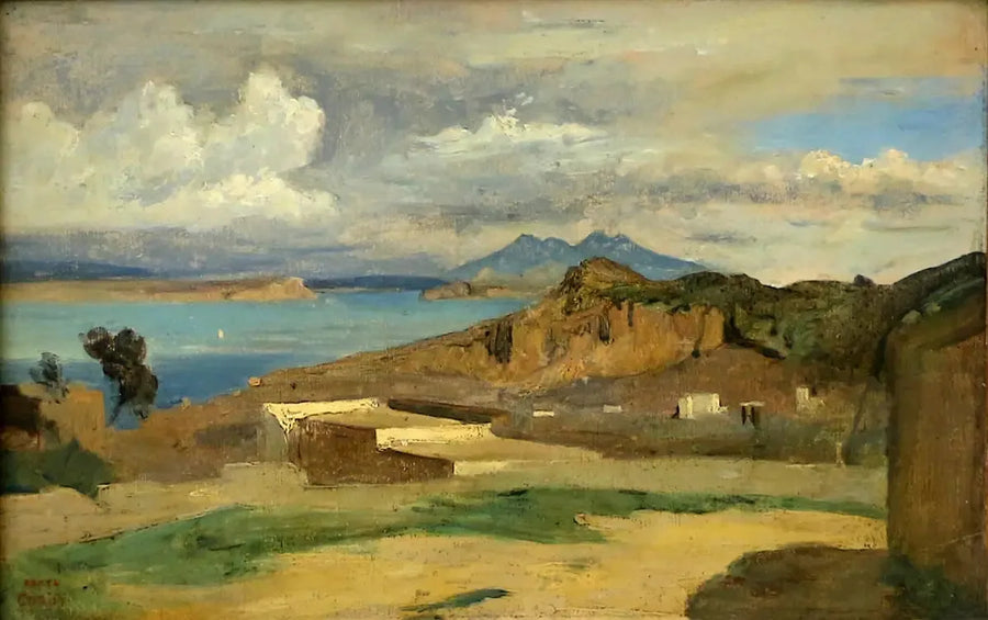 Ischia, view taken from the slopes of Mount Epomeo - Jean-Baptiste Camille Corot