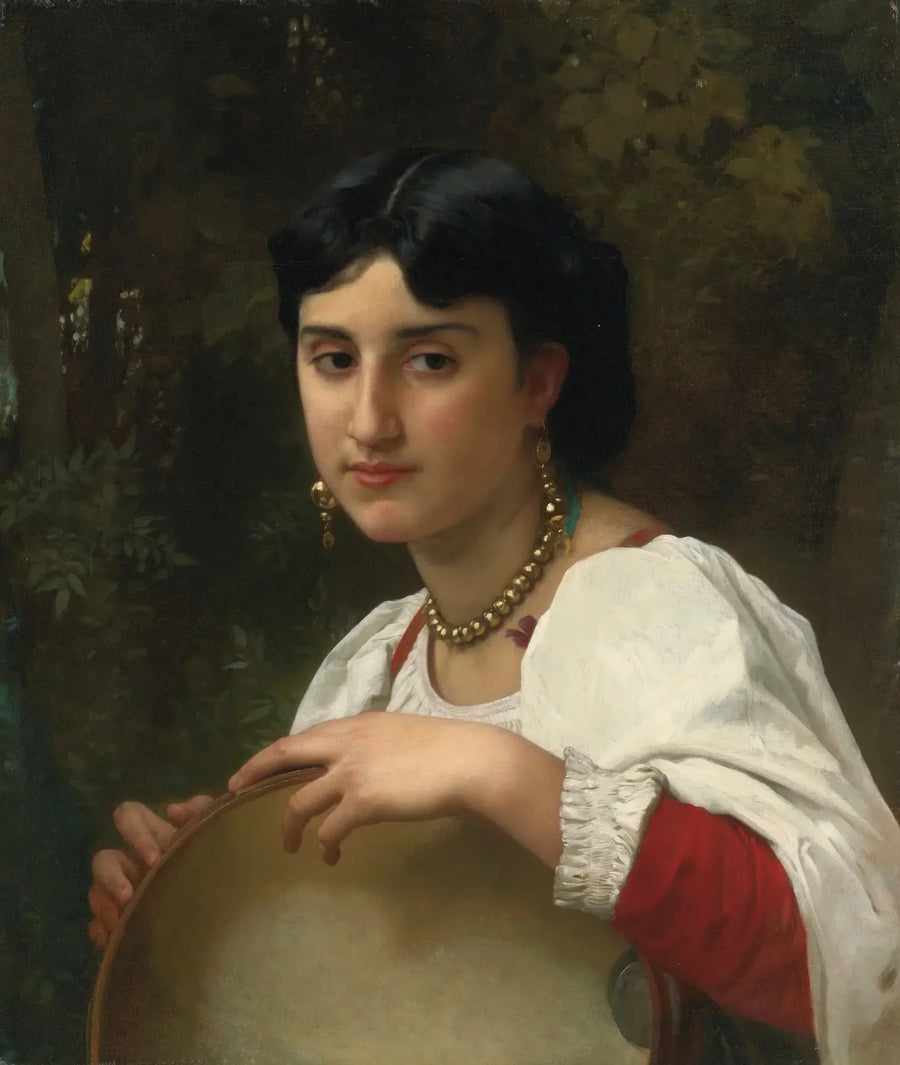 Italian Woman with Tambourine - Bouguereau