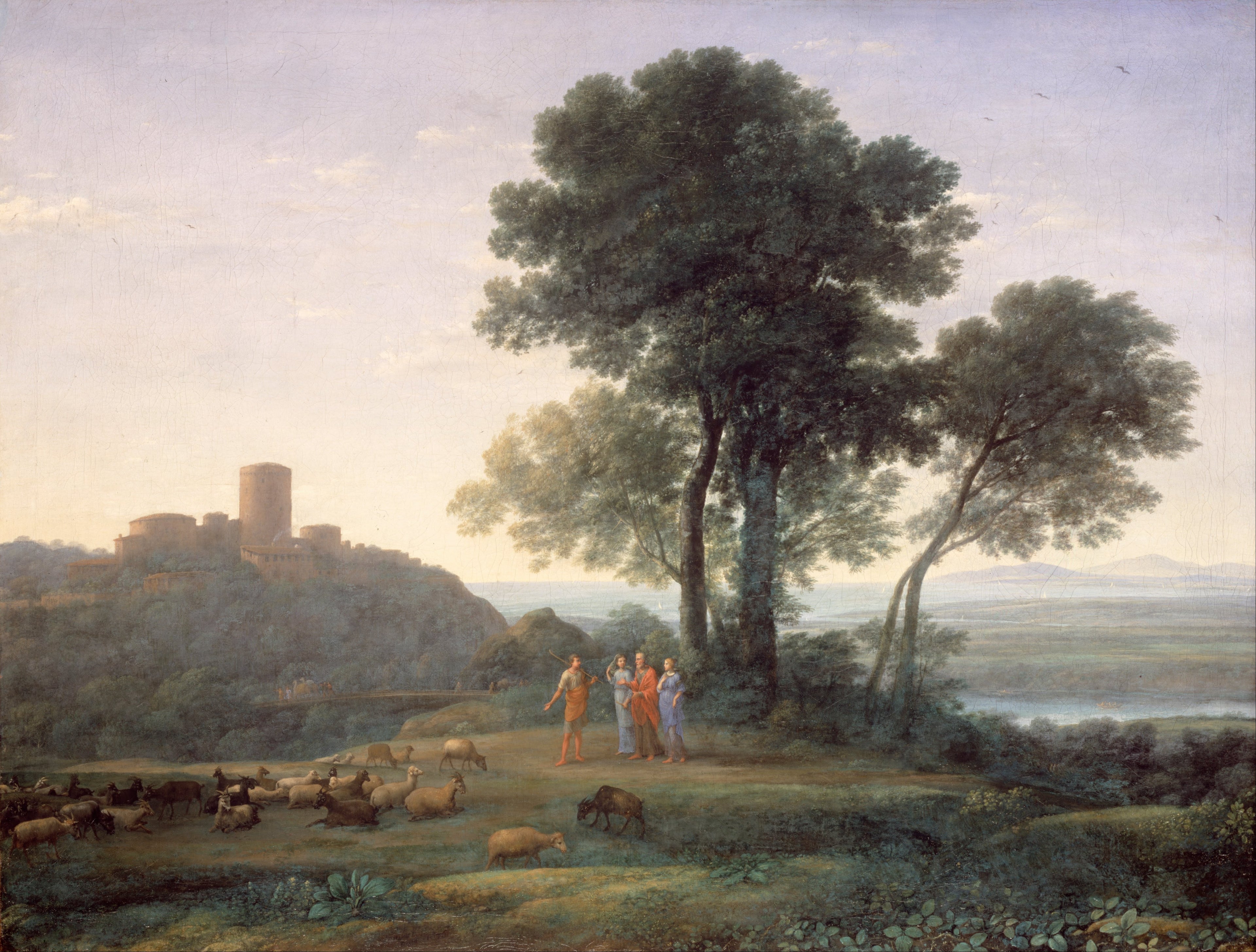 Jacob with Laban and his daughters - Claude Lorrain