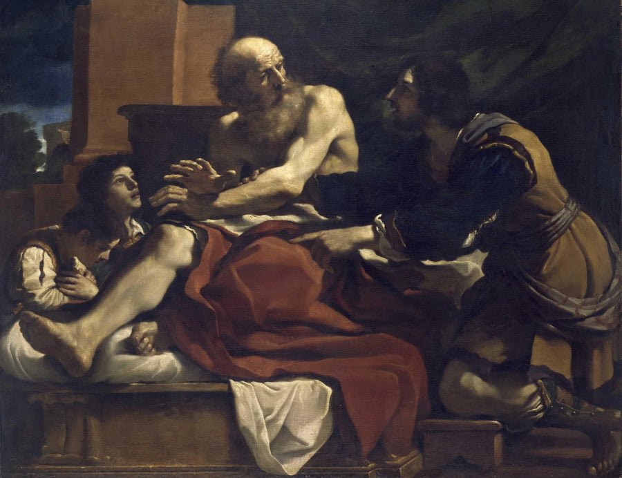 Jacob bénissant les fils de Joseph - Guercino