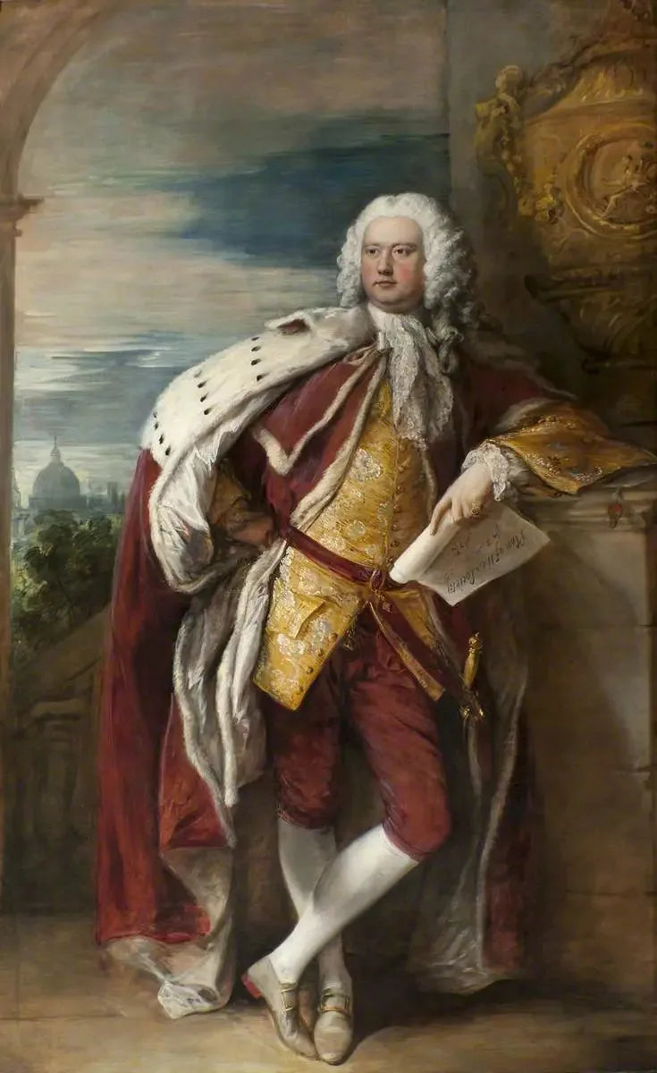 Jacob Bouverie (1694–1761), First Viscount of Folkestone and First President of the Society of Arts (after Thomas Hudson) - Thomas Gainsborough