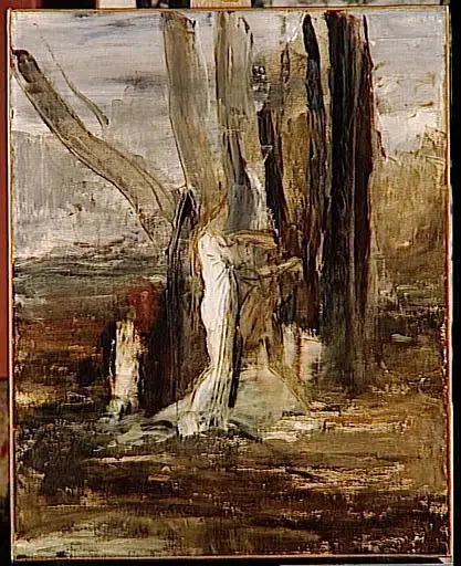 Jacob and the Angel - Gustave Moreau