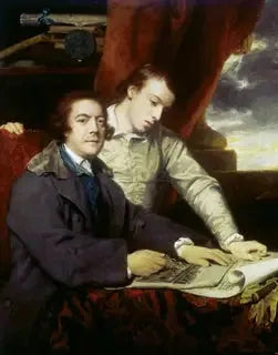 James Paine, architect and his son, James - Joshua Reynolds