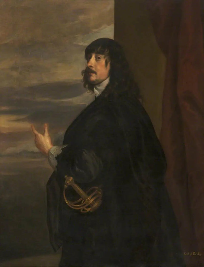 James Stanley (1607–1651), 7th Earl of Derby - Antoine van Dyck