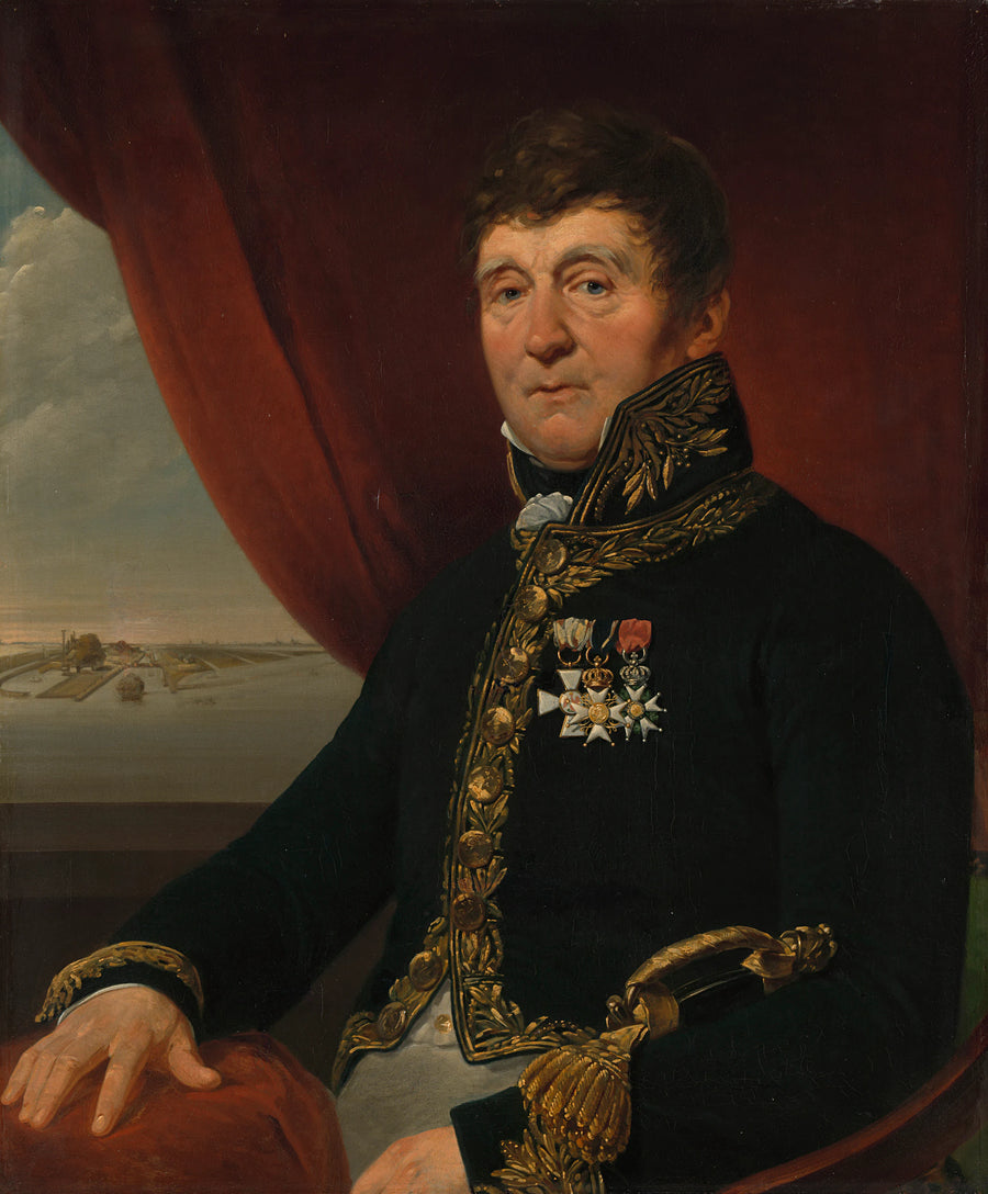 Jan Blanken Jr (1755-1838). Inspecteur Général de la Gestion des Eaux - Jean Augustin Daiwaille