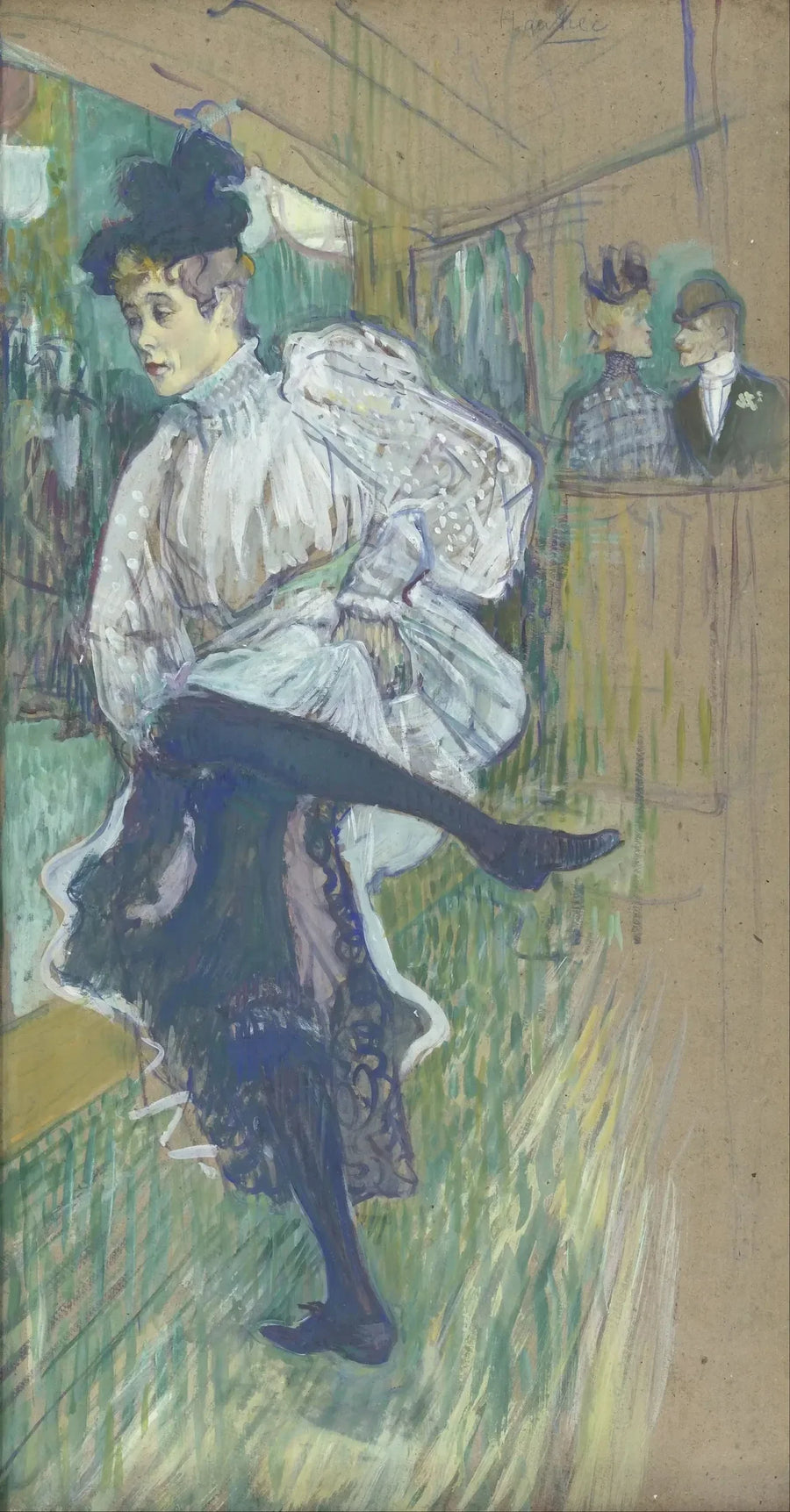 Jane Avril Dancing - Henri de Toulouse-Lautrec