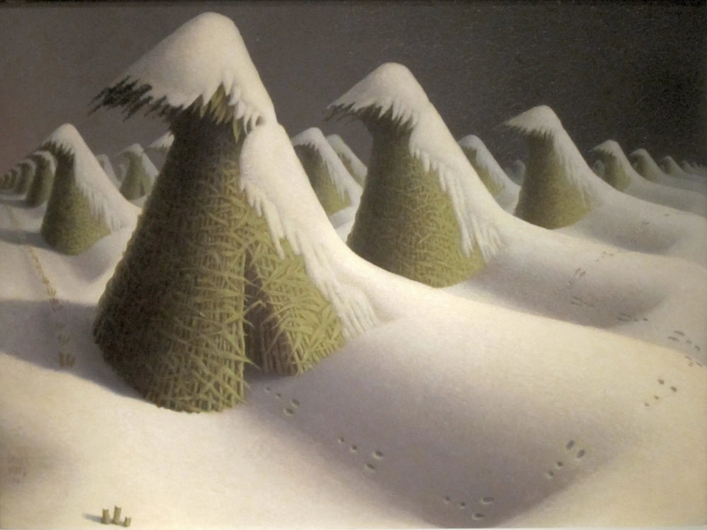 Janvier - Grant Wood - Alpha Reproduction