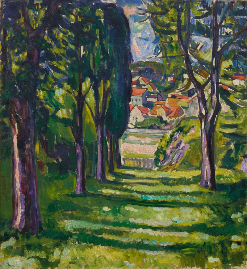 garden in Kragerø - Edvard Munch