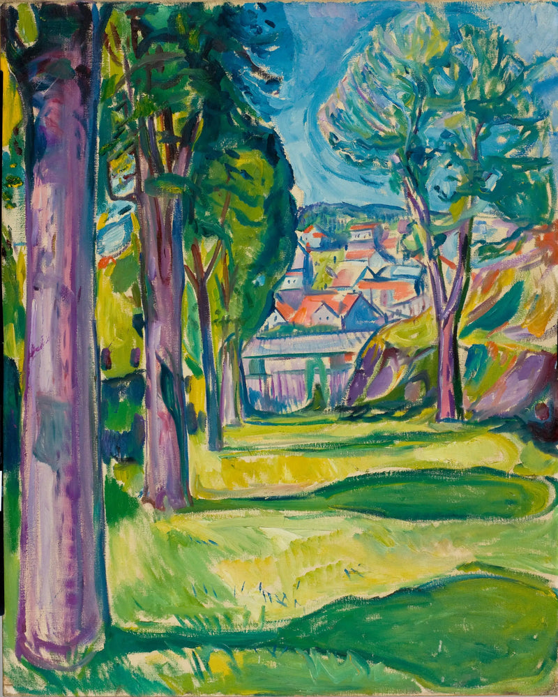 garden in Kragerø - Edvard Munch
