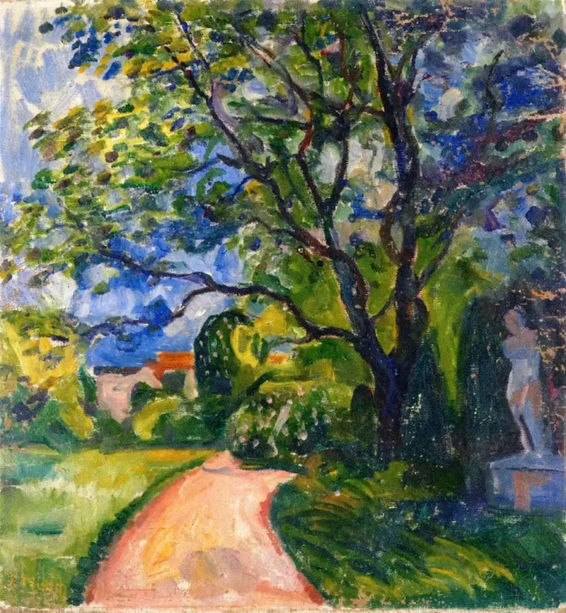 garden in Lübeck - Edvard Munch