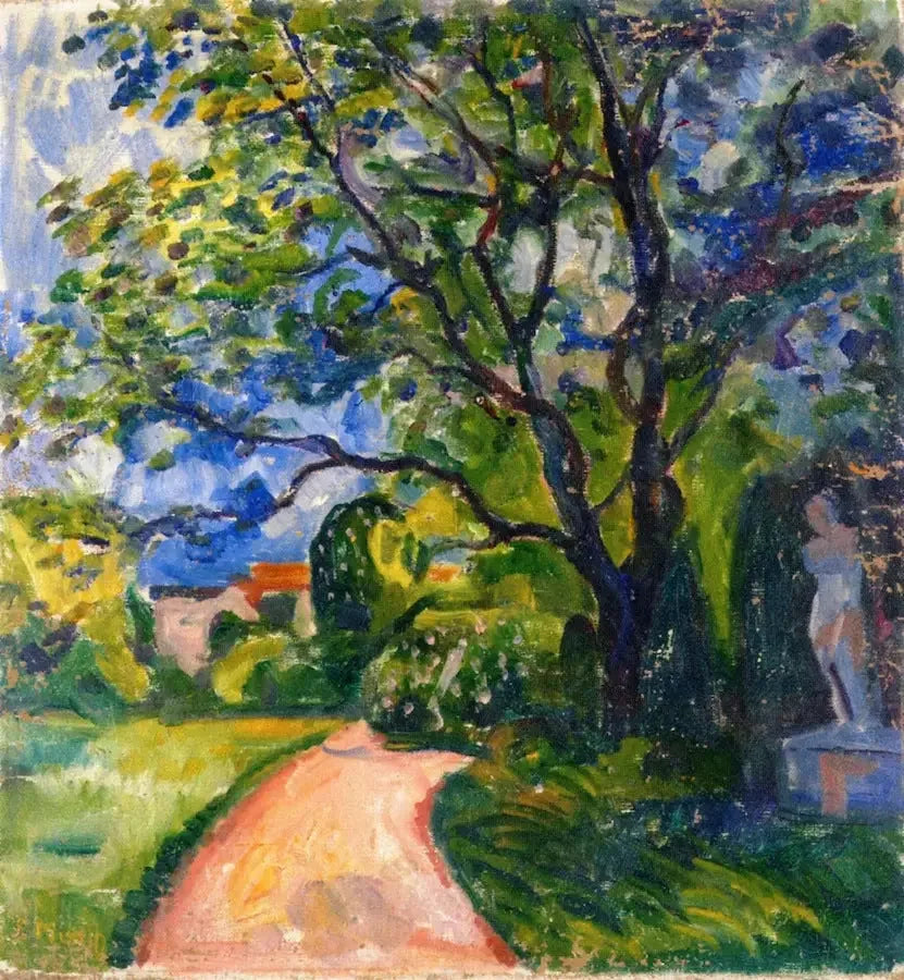 garden in Lübeck - Edvard Munch