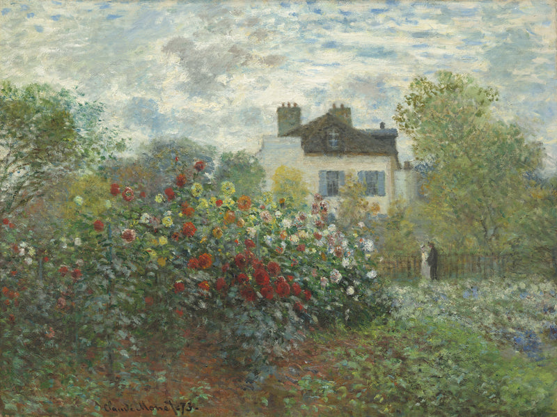 The Artist's Garden in Argenteuil W286 - Claude Monet