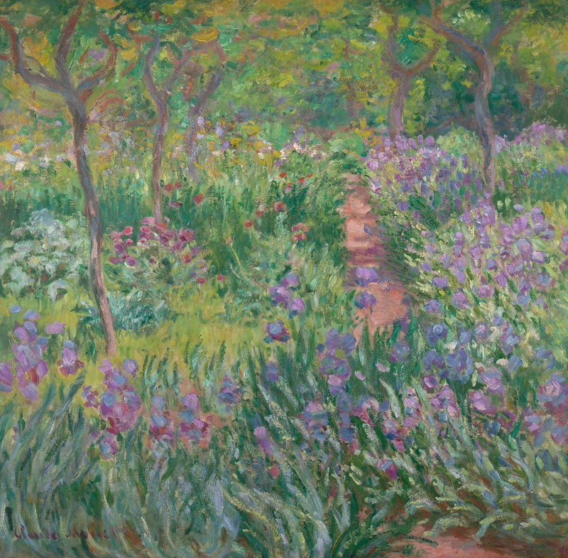 The Artist's Garden in Giverny, Yale W1622 - Claude Monet