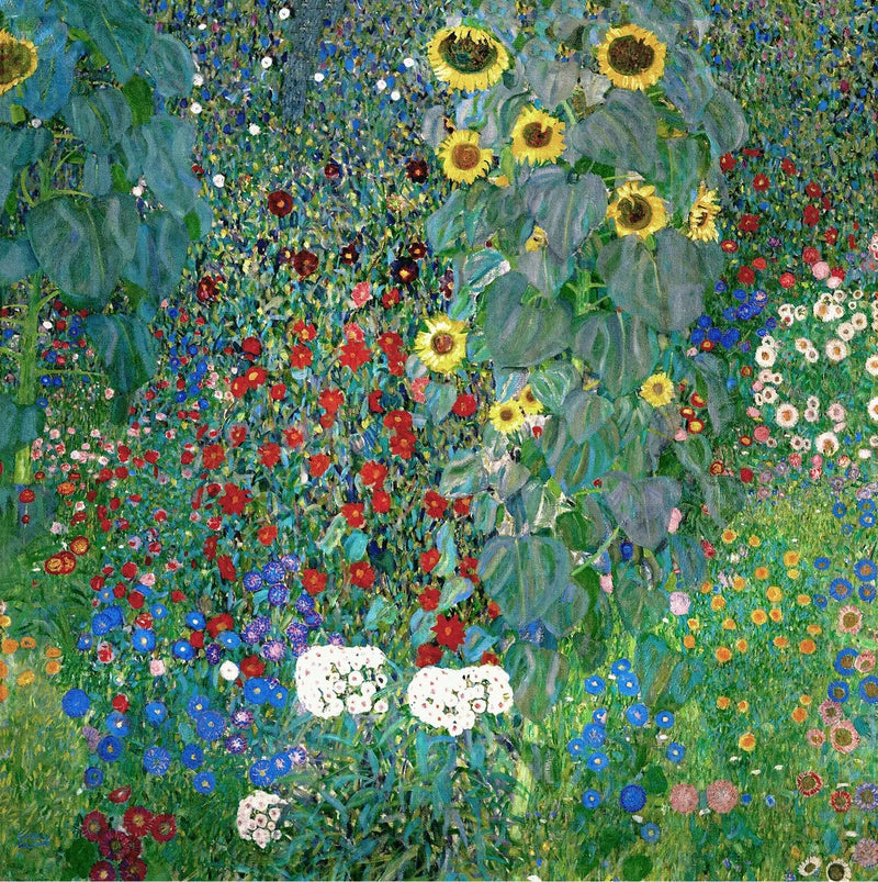 Garden of Sunflowers - Gustav Klimt