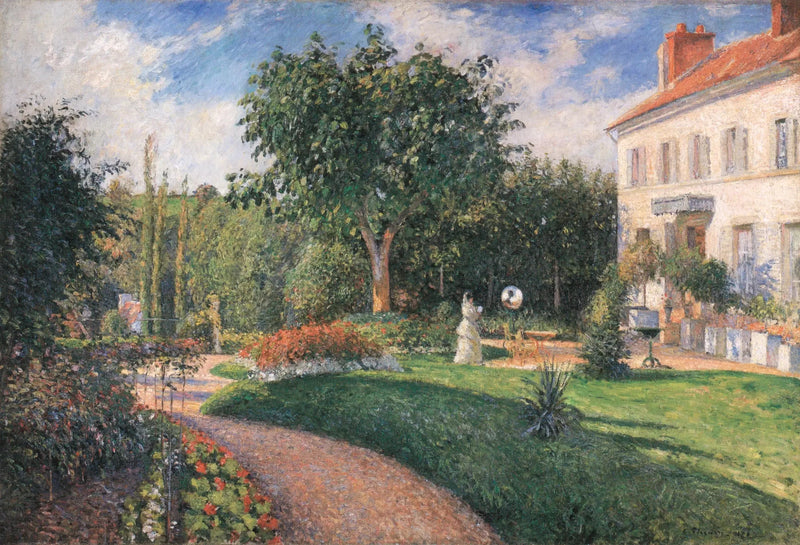 Garden of the Mathurins, in Pontoise - Camille Pissarro