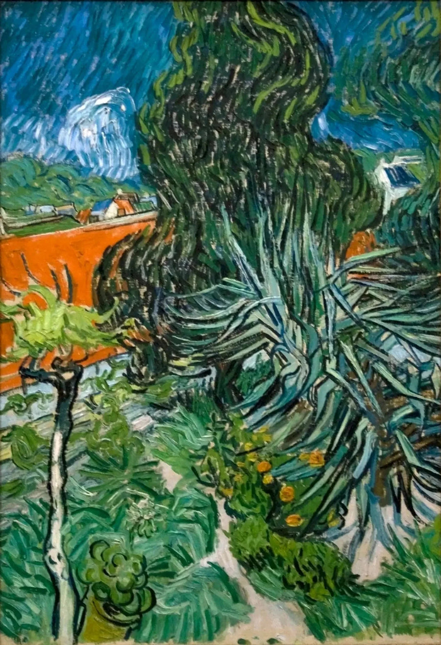 The Doctor Gachet's Garden in Auvers - Vincent van Gogh