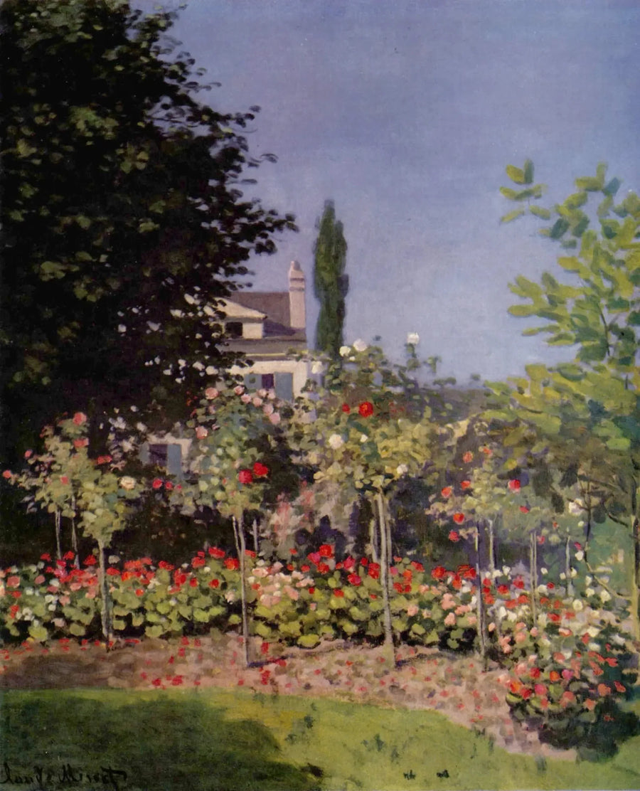 Flower Garden at Sainte-Adresse - Claude Monet